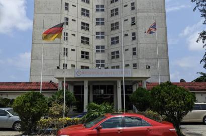 Westwood Hotel situate along, Awolowo Road, Ikoyi. Waterfront with Jetty.