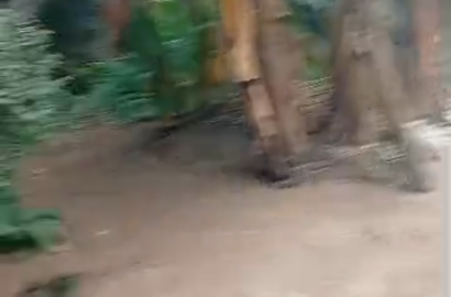 Half plot of land @Oke-Afa, Lagos.