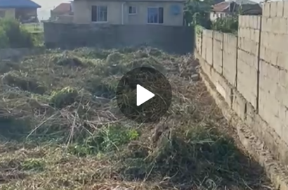 Half plot of land in agodo last bustop side