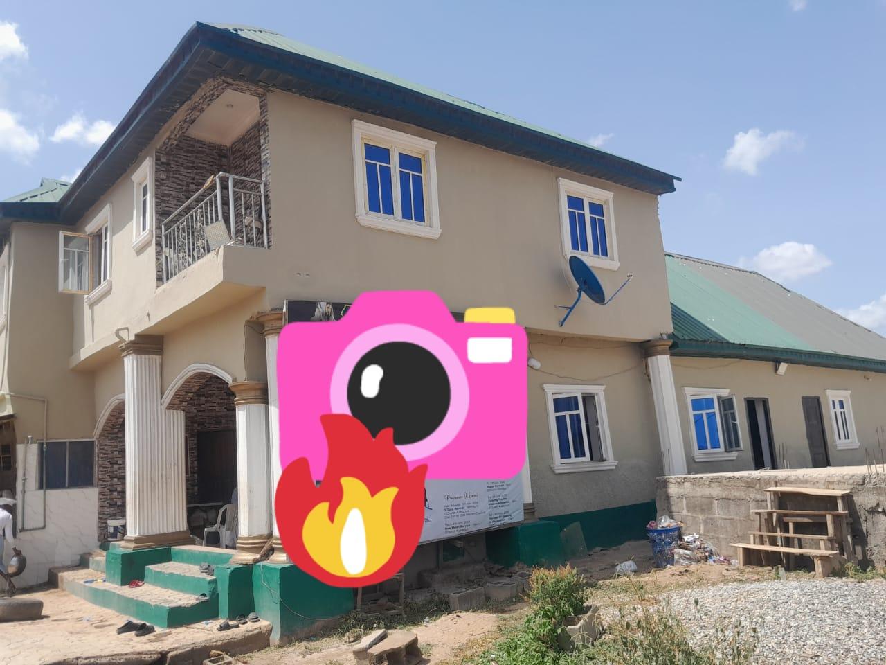 Distressed Sale of A storey building with a church hall downstairs, mini hall upstairs @ikotun abaranje Road