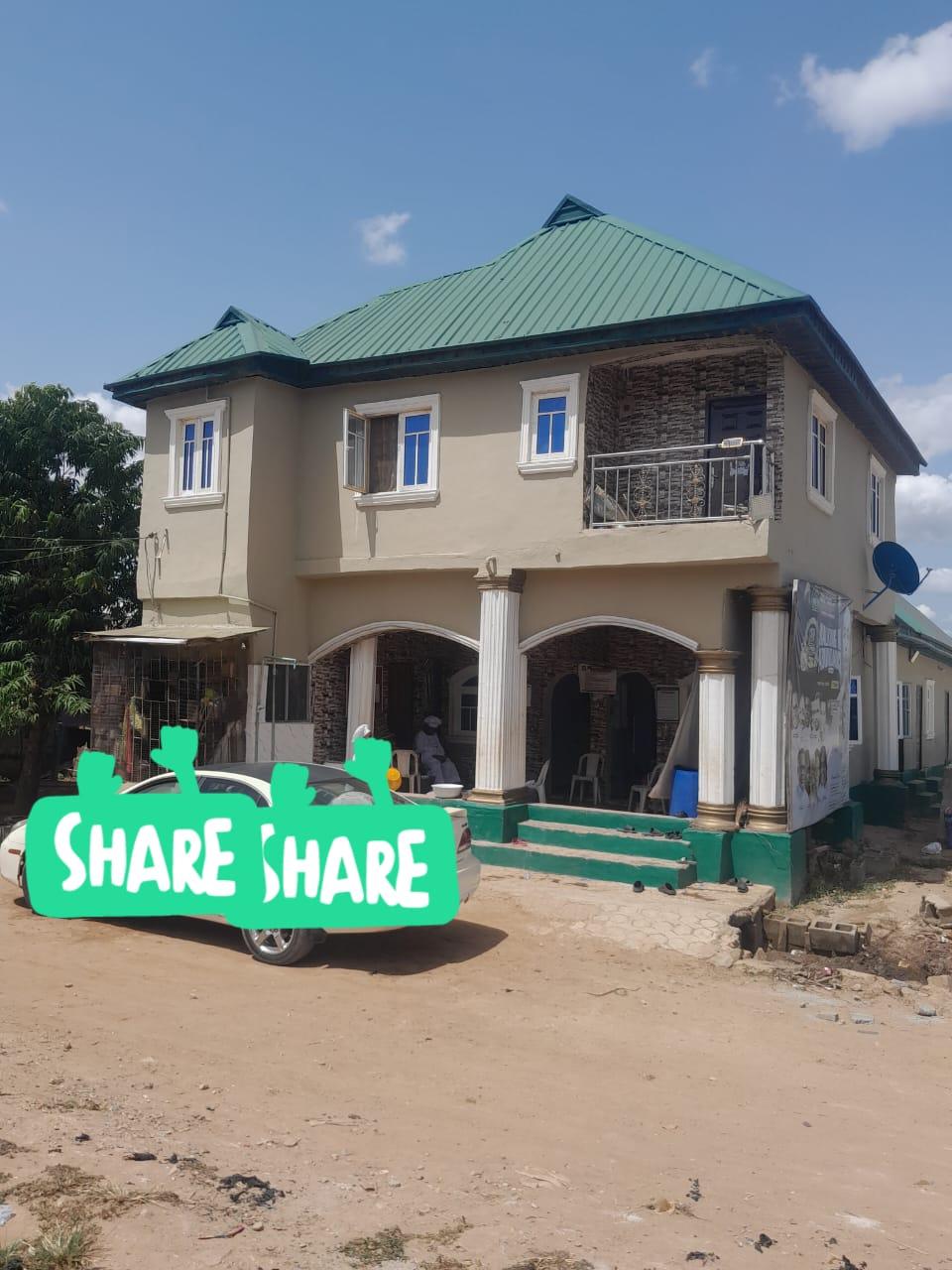 Distressed Sale of A storey building with a church hall downstairs, mini hall upstairs @ikotun abaranje Road