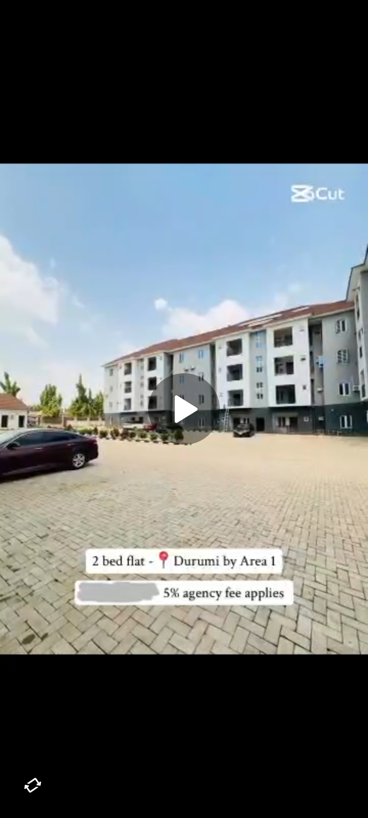 Newly built 2 bedroom flats @Durumi  Area 1, Abuja.