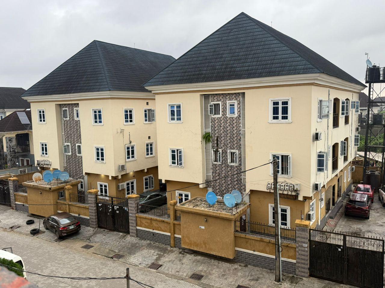 Twin New 2-Storey Buildings with 12 Units of 2-Bedroom Flats – Victory Estate, Ago / Amuwo Odofin