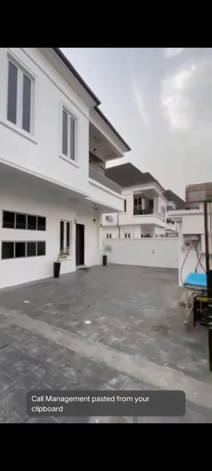 5 BEDROOM FULLY DETACHED DUPLEX WITH BQ – OSAPA LONDON, LEKKI, LAGOS