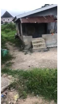 Half Plot of Land with Mini Flat & Self-Contain for Sale in Oke-Afa, Lagos
