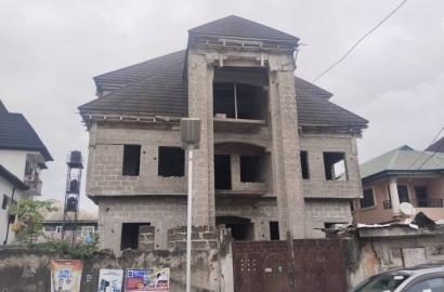 Uncompleted 5-Bedroom Duplex & 3 Units of 2-Bedroom Flats | Greenfield Estate, Ago Palace