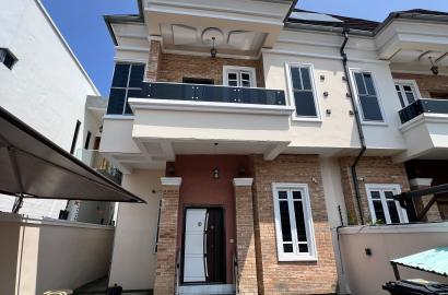 4-Bedroom Semi-Detached Duplex with BQ for Sale/Rent at Agungi, Lekki