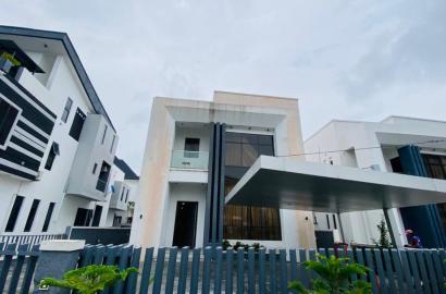 5-Bedroom Fully Detached Duplex with Cinema, BQ, Gym & Swimming Pool for Sale at Megamound Estate, Lekki County