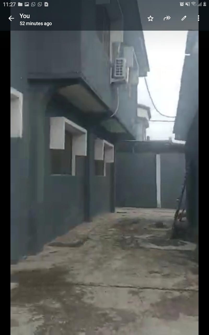 Block of 4 Units of 3-Bedroom Flats + 5-Bedroom Duplex with BQ & Shop for Sale at Canoe, Oke Afa, Lagos