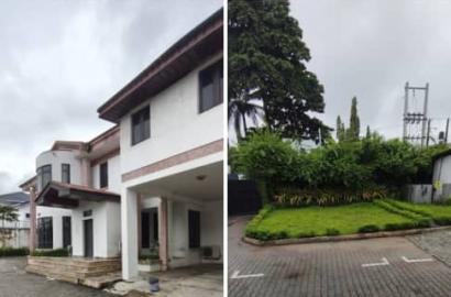 6-Bedroom Detached House with Guest House & 3-Room BQ to Let at Ilabere, Ikoyi
