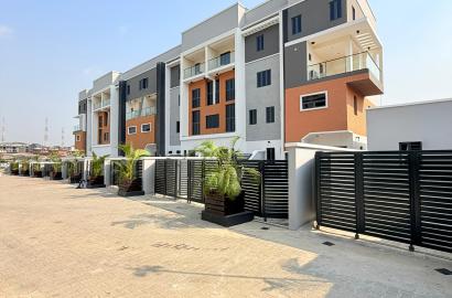 4-Bedroom Partly Furnished Maisonette with BQ for Sale in Opebi, Ikeja