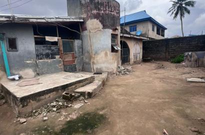 Demolishable Structure on Plot of Land for Sale – Onimaba Estate, Ikotun/Igando Road, Lagos
